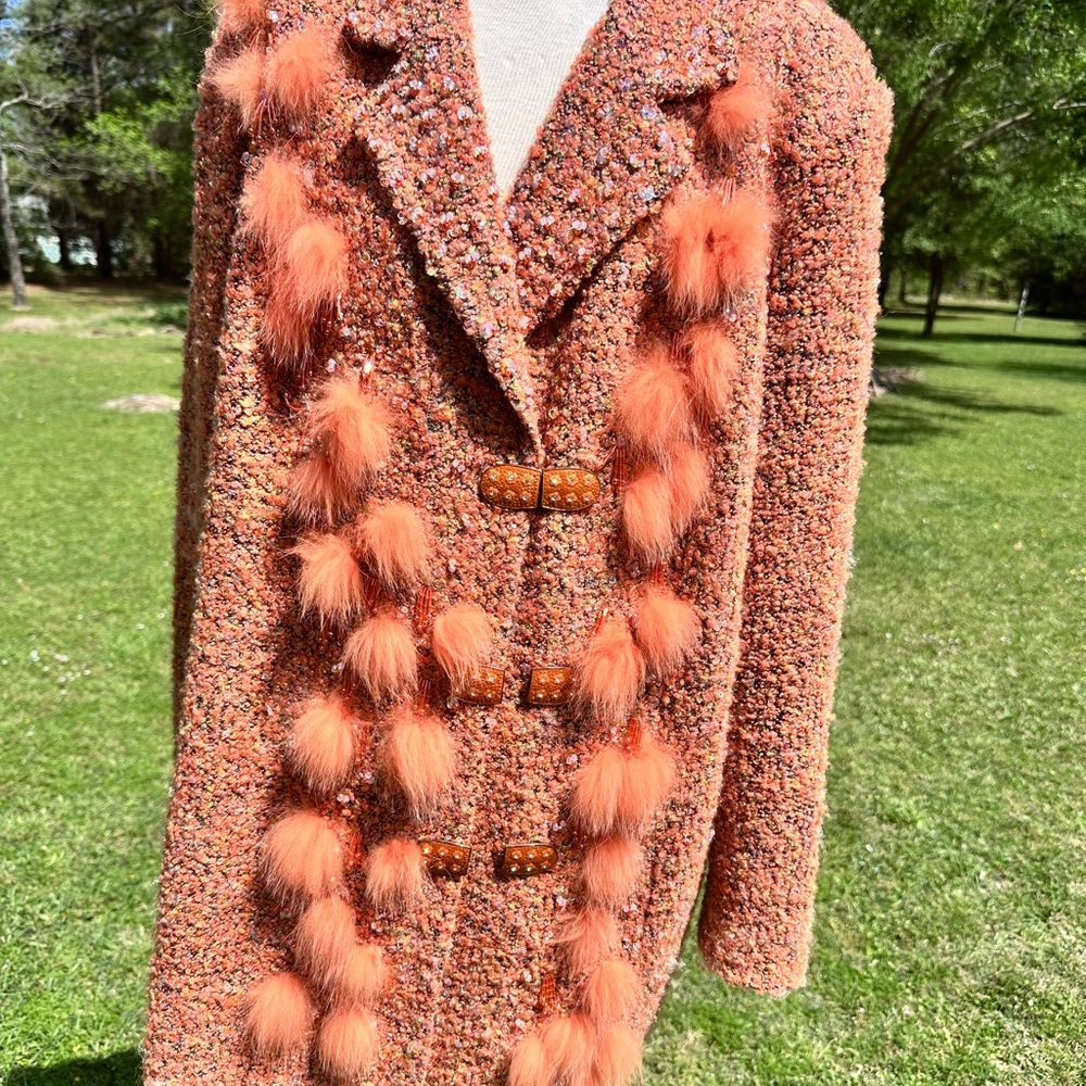 Yoshita Couture Textured Jacket – Size 22